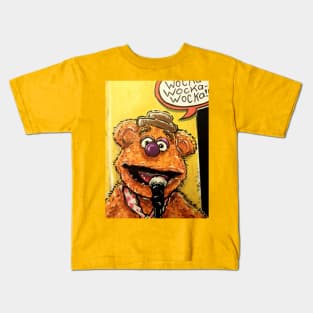 Fozzie Bear Art Kids T-Shirt